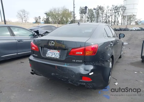 2008 Lexus Is 250 z USA, uszkodzony, nr VIN JTHBK262582076884